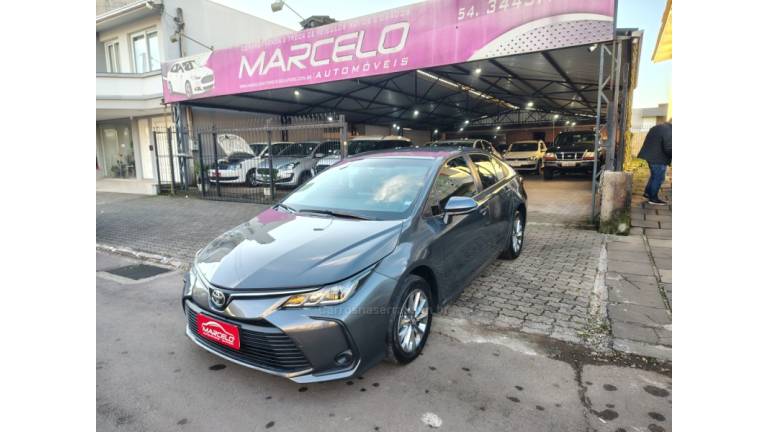TOYOTA - COROLLA - 2021/2022 - Cinza - Sob Consulta