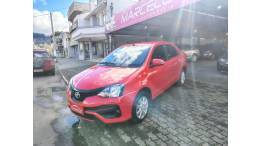 TOYOTA - ETIOS - 2018/2019 - Vermelha - R$ 65.900,00